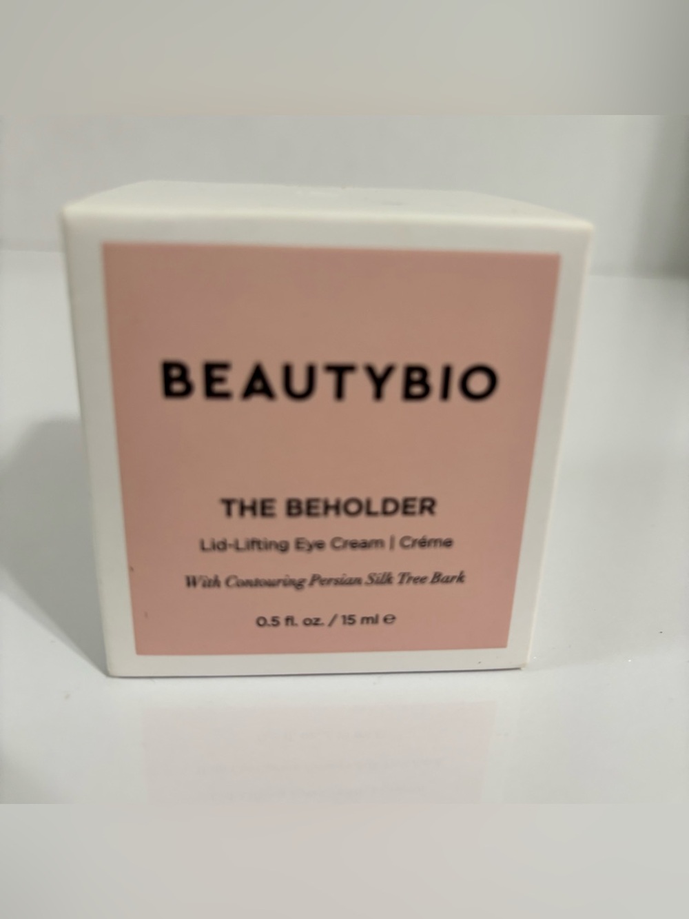 BEAUTYBIO -The BEHOLDER- Lid-Lifting Eye Cream - Pink & White Box